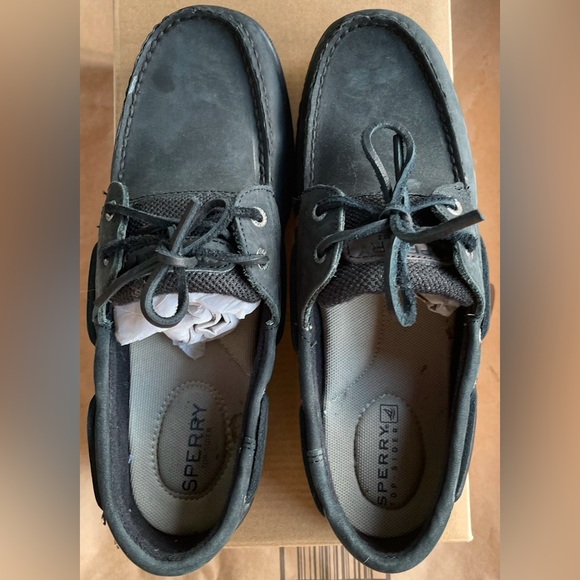 Sperry Women's Bluefish Boat Shoes Loafers Black 8 - Picture 9 of 12